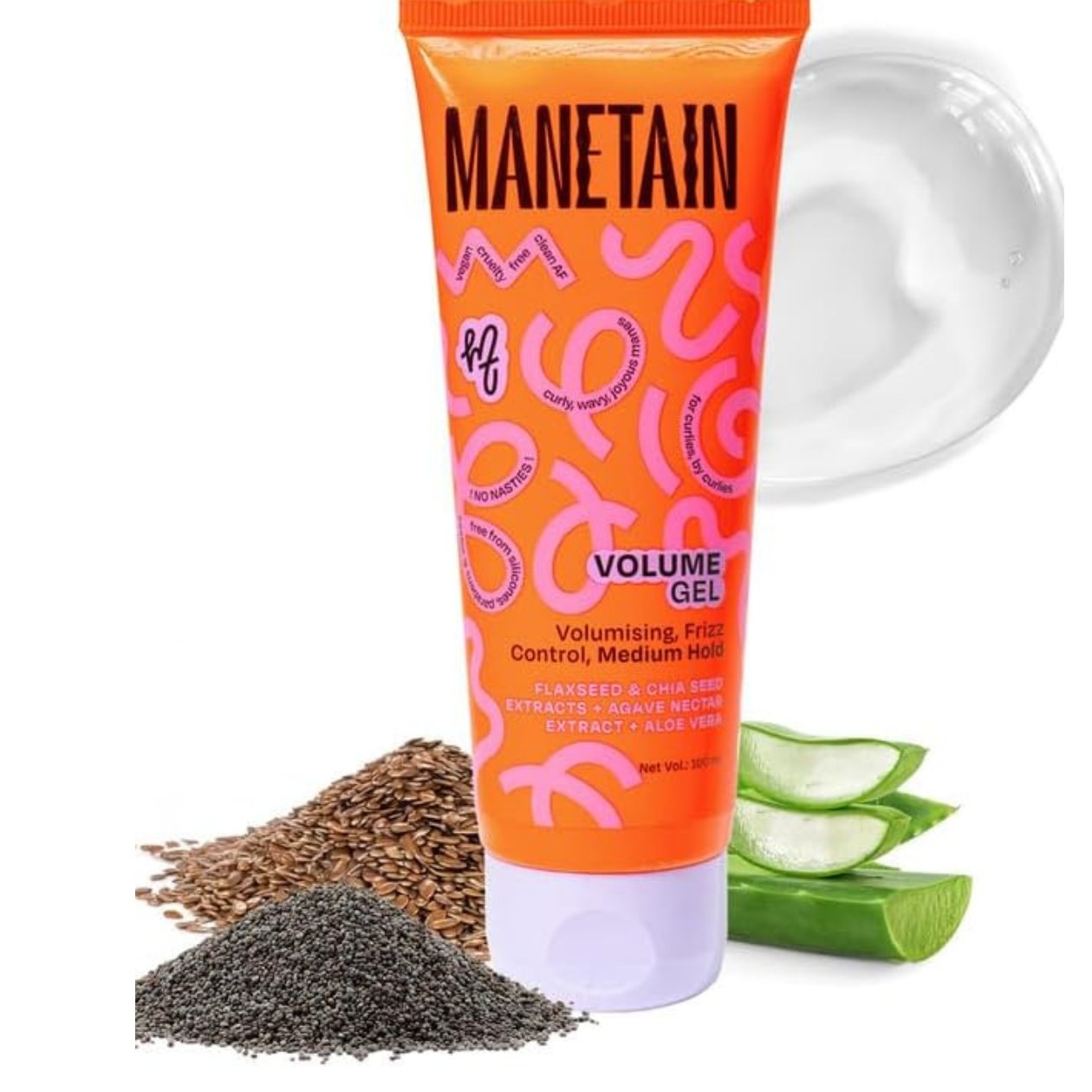 "Manetain Volumizing & Frizz Control Conditioner for Curly Hair – Lightweight & Nourishing"
