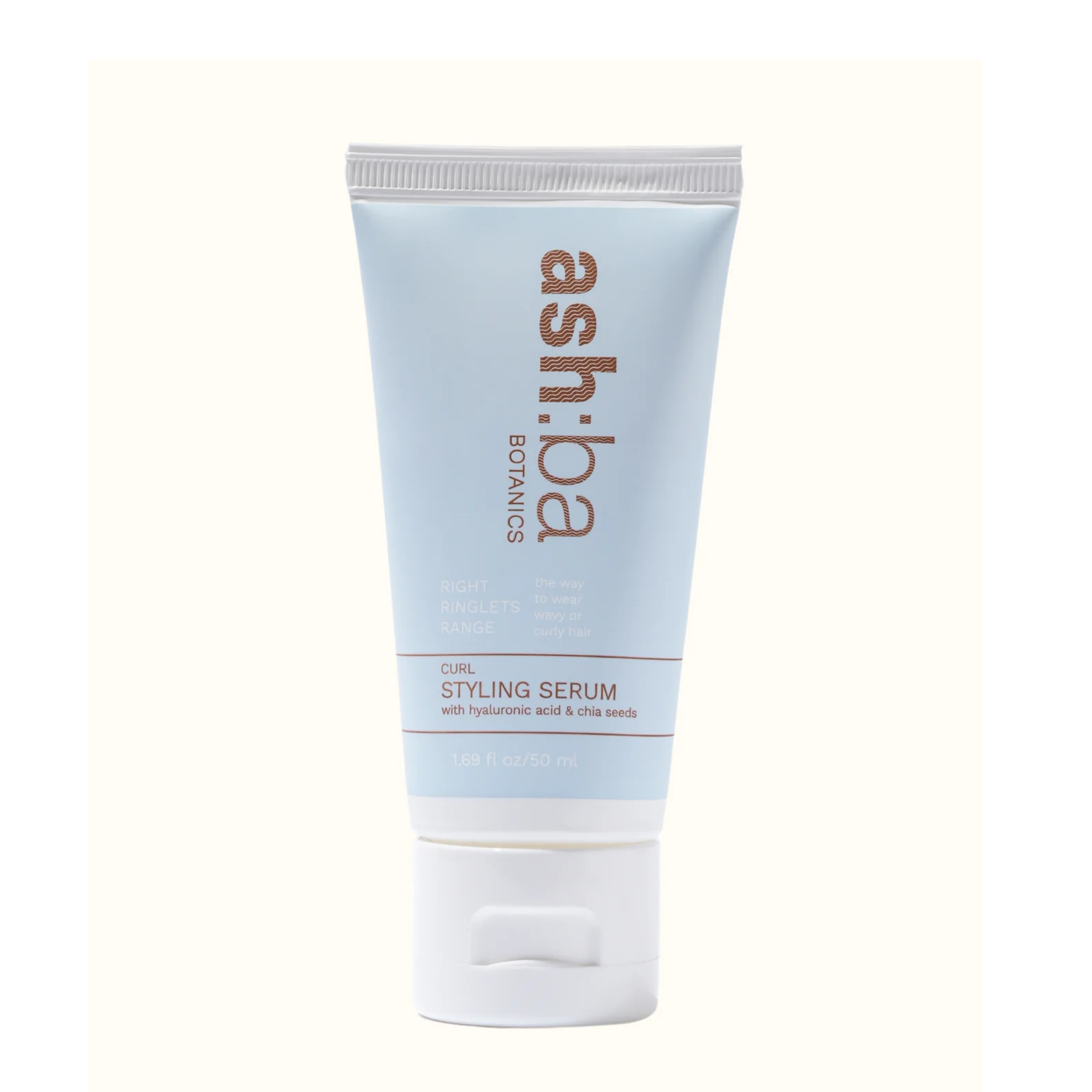 "Leave-in conditioner for frizzy, wavy, and curly hair with Baobab Oil, Mongongo Oil, and Rosemary Extract for frizz control, shine, and moisture."