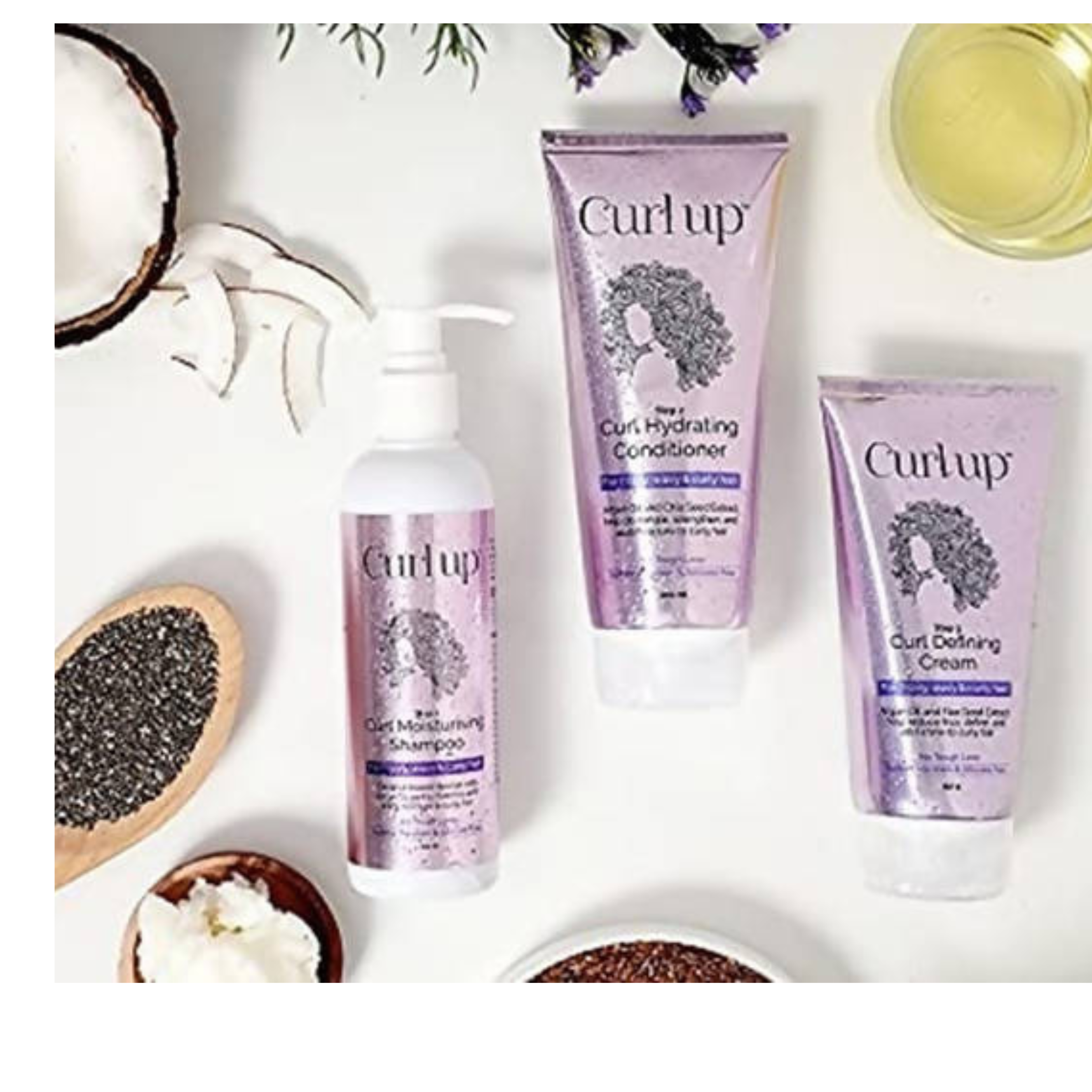 "Curl Up Curl Hydrating Silicone-Free Conditioner for Frizzy, Wavy & Curly Hair – Best Curly Girl Method-Friendly Conditioner"